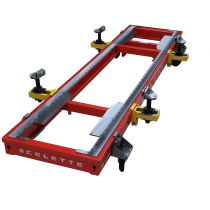 SEVENNE bench alone on wheels and with sill clamps