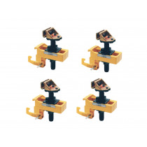 SET OF 4 ANCHORING CLAMPS