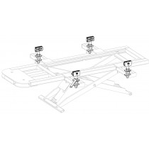 SET OF 4 ANCHORING CLAMPS