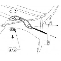 CENTRING PART FOR SAAB