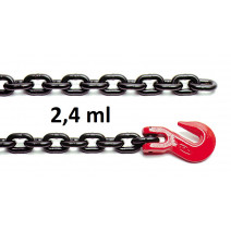 CHAIN 2,40 M, WITH ONE HOOK